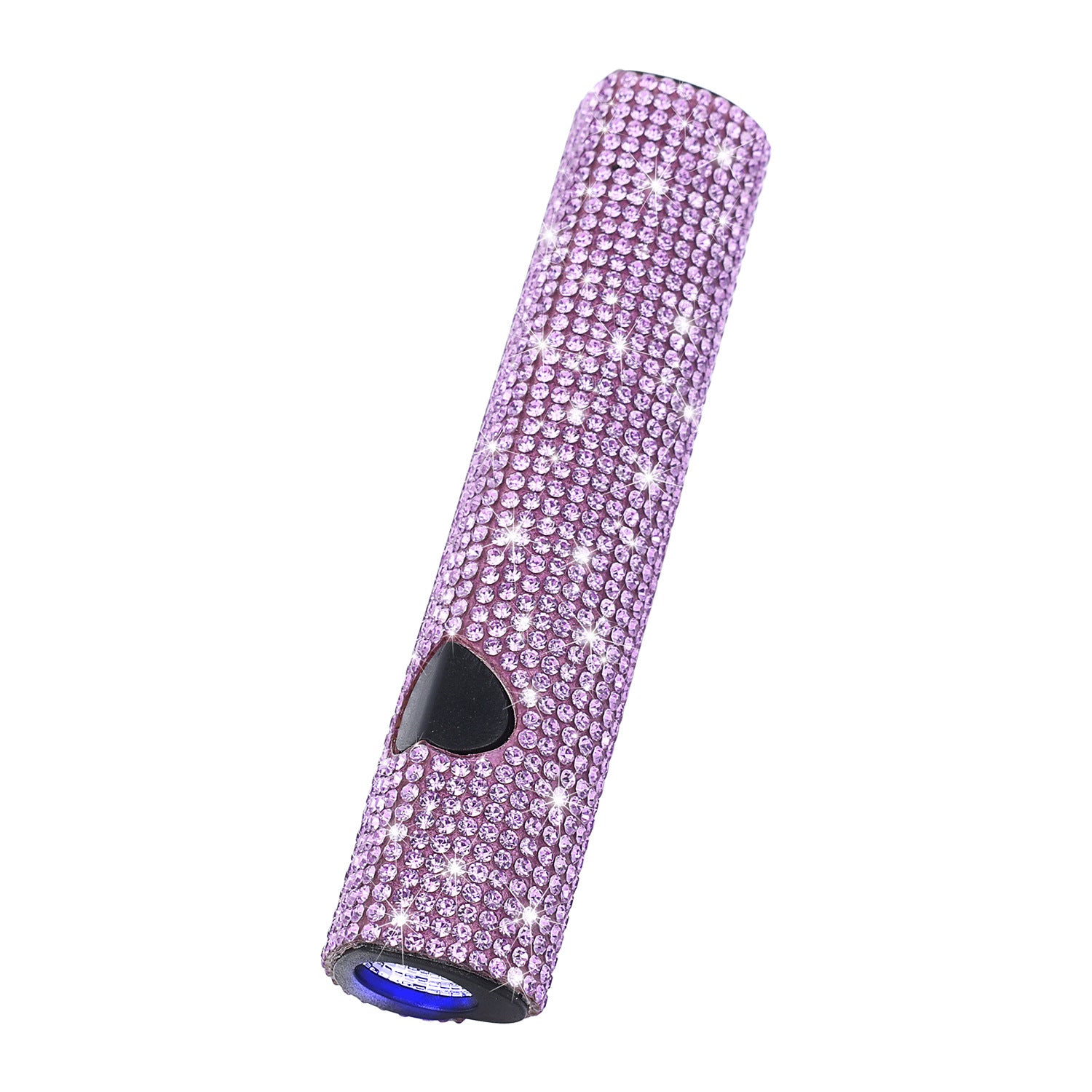 Rhinestone Heart-Shaped Handheld UV LED Nail Lamp, Rechargeable Portable Gel Curing Light with 2 Timers for Press On Nails & Manicure